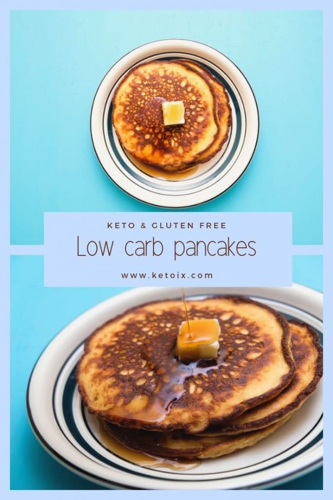 keto pancakes pinterest image