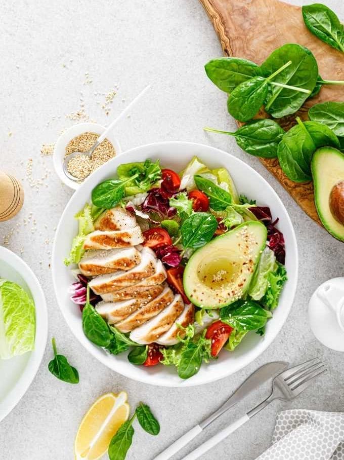 Keto Grilled Chicken Salad