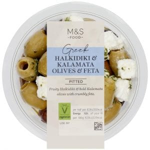 M&S Halkidiki Kalamata Olives & Feta