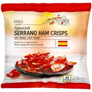 Serrano ham crisps