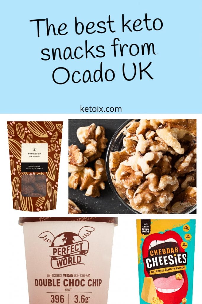 Pin: The best keto snacks from ocado UK