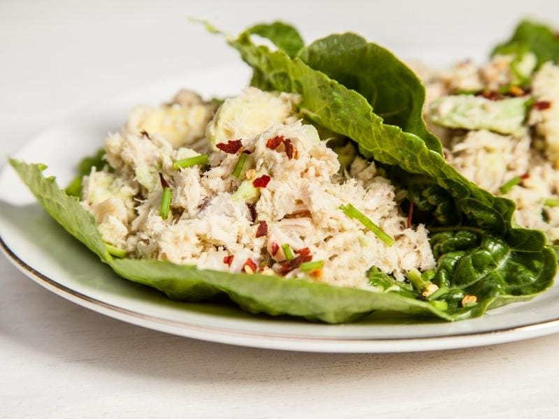 Tuna Salad Lettuce Wraps