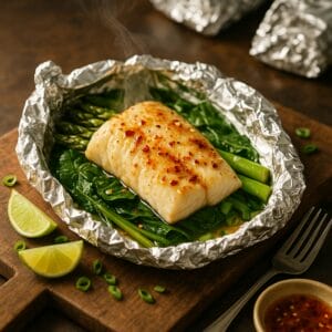 Keto Spicy Lime Pollock in foil