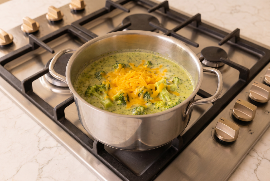 Keto & Low Carb Cheesey Broccoli Soup